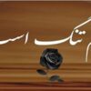 شعر دلم تنگ است